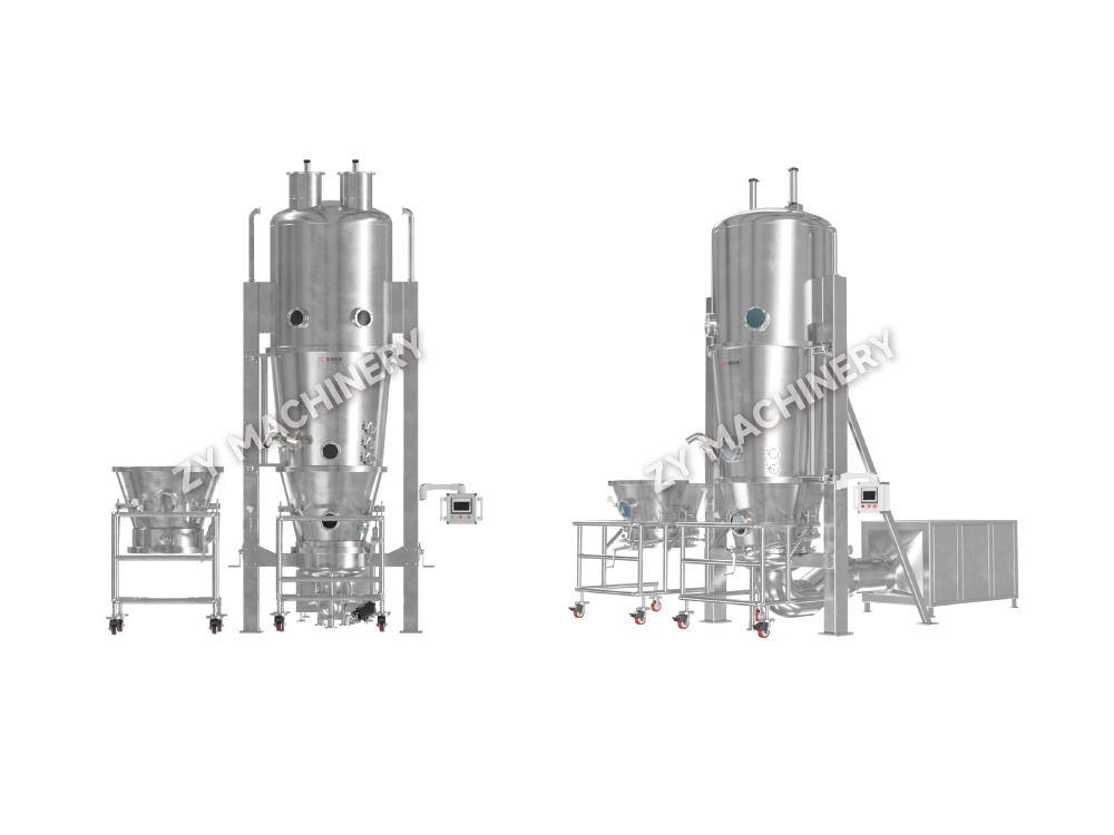 Granulator și mașină de acoperire cu pat fluid DLP multifuncțional